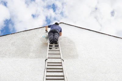 Peinture extérieure à la Chapelle-Laurent — façades et ravalement